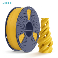 Filament d'imprimante 3D Sunlu PLA mat 1,75 mm FMD, tiges en plastique pour impression, 1 kg, 205-215 ℃   Compatible avec Bambu Lab, Creality, Raise, Anycubic