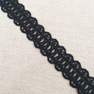 Encaje de Algodón 100% de Alta Calidad, Ribete de Encaje de Ganchillo, Patrón Floral Soluble en Agua, Encaje Francés para Prendas, Estilo Vintage Suave y Elegante - Product Image 4