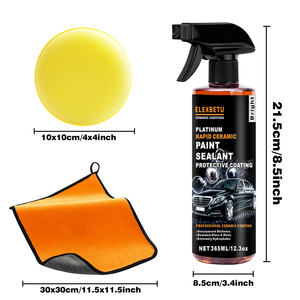 ELEXBETU แม็กซ์ กลอส ฟาสต์ มิเรอร์ เอฟเฟค น้ำยาเคลือบเซรามิก ปลอดภัยต่อสิ่งแวดล้อม ระยะเวลาใช้งาน 5 ปี สำหรับตัวถังรถยนต์ กระจกหน้ารถ และไฟหน้า - Product Image 2