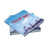 Livres imprimés offset à couverture rigide, reliure parfaite, piqûre à cheval, livres scolaires cousus, projets de diplôme, papier