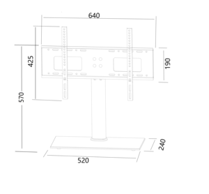 <span class=keywords><strong>Bras</strong></span> articulé à mouvement complet <span class=keywords><strong>pour</strong></span> téléviseur à écran plat LCD LED. - Product Image 4
