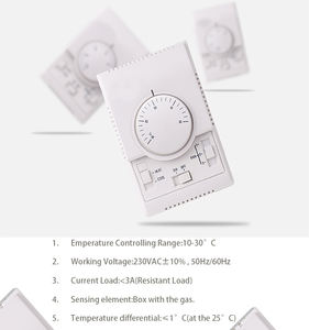 थर्मोस्टेट हनीवेल पानी पंप लकड़ी की दीवार पैनल - Product Image 4