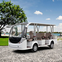 Mini-bus électrique de tourisme de luxe à 17 places, 72V, avec une autonomie de 90 km et une vitesse maximale de 30 km/h