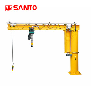 رافعة ذراع دوارة من نوع BZ مثبتة على الأرض بسعة 250 كجم و500 كجم و1 طن و2 طن و5 طن، آلة رفع كابولية - Product Image 4