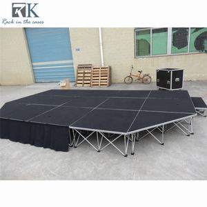 Easy Carpet Mobile Stage Platform Programa de televisión Evento de aluminio Escenario de boda - Product Image 1