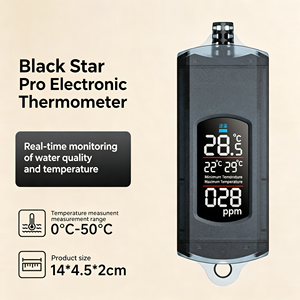 เทอร์โมมิเตอร์ติดตู้<span class=keywords><strong>ปลา</strong></span>แบบ LED ภายนอก จอ LCD แสดงผลทันที สำหรับตู้ปลา น้ำจืด น้ำเค็ม นาโน และตู้ตั้งโต๊ะ - Product Image 3