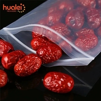 Vente en gros de petits sacs d'emballage PE auto-scellants transparents refermables pour congélateur sacs zip-lock alimentaires jetables lavables pour aliments