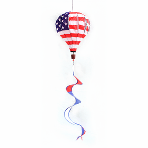 Molino de viento de globo aerostático de 19 pulgadas con bandera de EE. UU. 24 piezas/globo decorativo elegante CS - Product Image 2