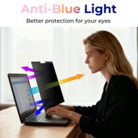 Écran de confidentialité magnétique 14 pouces pour ordinateur portable, format 16:9, amovible, anti-reflet, filtre lumière bleue, protection de la vie privée pour Lenovo – Vente chaude usine