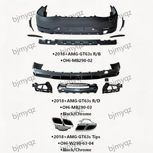 Kit de pare-chocs arrière Benz AMG <span class=keywords><strong>GT</strong></span> W290, diffuseur, embouts d'échappement, kit carrosserie de mise à niveau pour <span class=keywords><strong>Mercedes</strong></span> AMG <span class=keywords><strong>GT</strong></span> <span class=keywords><strong>63S</strong></span> W290 - Product Image 5
