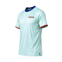 Maillot de football vert clair classique avec logo personnalisé 2026, uniforme de football personnalisé, maillot de football de haute qualité en gros