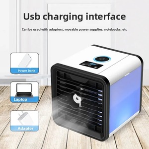 New Digital Display <b>Spray</b> Mini air Conditioner <b>Fan</b> Purification Humidification with Colorful Night Lights Summer Air Cooling <b>Fan</b> - Product Image 4