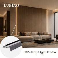 Éclairage LED linéaire invisible pour armoires, panneaux muraux en bois, couloirs, escaliers, design architectural écologique en plastique YB3021-44