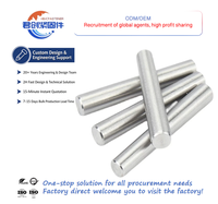 F51 & 2205 Stainless Steel Taper Pins GB117, Solid Locating Dowel Pins With 1:50 Taper Ratio, Custom Machined Available