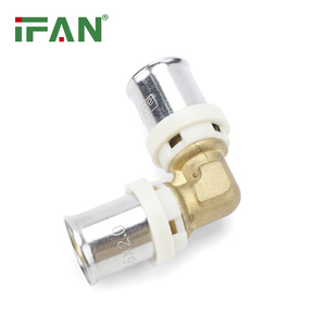 Raccords de presse en laiton IFAN 16 18 <span class=keywords><strong>20</strong></span> 25 26 32mm <span class=keywords><strong>Raccord</strong></span> PEX Al Raccords de presse composites multicouches - Product Image 5