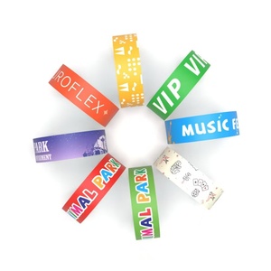 Pulseras Desechables Personalizables de Tyvek Multicolores, Boletos de Admisión VIP para Parques de Atracciones, Resistentes al Agua y a Desgarros, Promocionales - Product Image 2