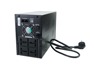 2000VA 1200W Hat Etkileşimli <span class=keywords><strong>UPS</strong></span> 2*9AH Pil Mini Ağ Cihazları için Geniş Voltaj Aralığı Yedek Güç Kaynağı LVP/SCP Koruması - Product Image 6