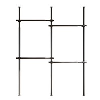 Porte-manteau et porte-chapeaux sur pied, moderne et minimaliste, pour usage domestique, sans perçage, avec tringle rétractable pour chambres et balcons