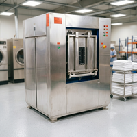 Laveuse-essoreuse électrique 50 kg en acier inoxydable, barrière sanitaire, entièrement automatique, au meilleur prix, pour textiles de laboratoire biosécurité