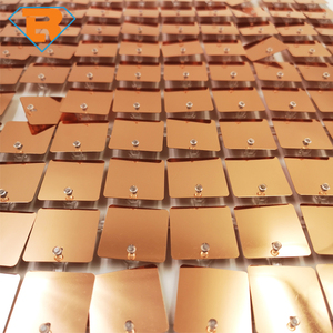 Panel de Fondo de Pared con Rejilla Dorada Champán, Panel de Lentejuelas Cuadradas Entrelazadas, Fondo Fotográfico Brillante para Decoración de Fiestas de Cumpleaños, Bodas y Eventos - Product Image 4