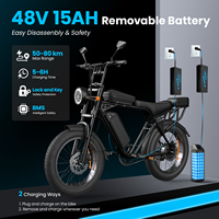 Nueva Bicicleta Eléctrica de Montaña Aairsk X5, Llanta Gruesa de 20 Pulgadas, 250W, 48V, 15Ah, Motor Trasero, Batería de Litio, para Desplazamientos, Stock en la UE