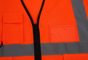 Tela DE SEGURIDAD reflectante de alta calidad Seguridad Trabajo nocturno Construcción al aire libre Camiseta Chaleco de seguridad
