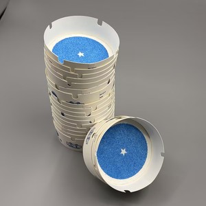 Disposable Smokeless <b>Biodegradable</b> <b>Paper</b> Ashtray Fire Resistant Portable Tray for Office Home - Product Image 5