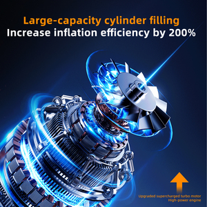 Inflador de Aire Inalámbrico T05-C, Batería de 4000 mAh, 30 L/min, Carga USB, Luz LED, Pantalla Digital, Material ABS, para Neumáticos de Auto/Moto - Product Image 4