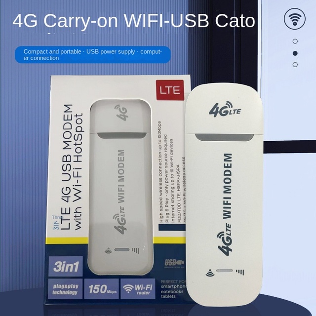 UFI Portable 4G LTE Router 150mbps Speed USB Modem with Internal Antenna SIM Card Wireless Netwook Dongle
