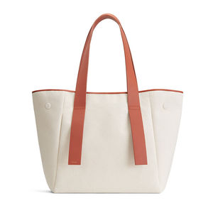 Grand sac fourre-tout en toile pour Shopping de plage, personnalisé, uni, pour femmes, nouvelle collection - Product Image 1