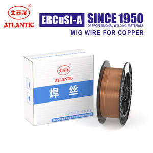 Fornitori atlantici prezzo di fabbrica OEM diametro 0.8mm-1.0mm 15KG 30KG solido filo di saldatura AWS A5.7 ERCuSi-un filo di saldatura TIG - Product Image 4