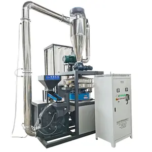 Nuevo Tipo de bajo costo de mantenimiento de plástico PVC UPVC PE máquina de pulverización de molienda de polvo