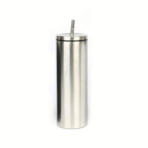 Commuter 20oz Stainless Steel Straight Screw Straw Tumbler - Product Image 1