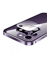 Casing ponsel kaca pelindung kamera HD Anti mata-mata, casing ponsel kaca HD pelindung kamera magnetik Bumper logam untuk iphone 16 Pro Max 16 Pro 15 cangkang ganda 360