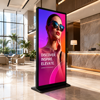 Kiosco de Señalización Digital de Pantalla Completa con Gestión Remota, Pantalla Táctil Android Windows de 55, 65, 75, 85 y 98 Pulgadas para Vestíbulo de Centro Comercial