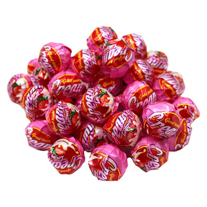 Piruleta de Caramelo Duro con Sabor a Fruta en Forma de Bola Clásica, Sabor a Crema de <span class=keywords><strong>Fresa</strong></span>, en Oferta - Product Image 6