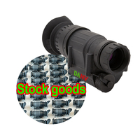 Fokus Manual Cahaya Redup NVG10 Terpasang di Helm NVG Gen 3 Fosfor Putih FOM1400+ MX10160 PVS-14 Monokuler Penglihatan Malam