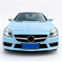 Body Kit Berkualitas Tinggi Gaya SLK55 untuk Mercedes SLK Class R172 Bumper dan Side Skirt Baru dengan Lubang Knalpot