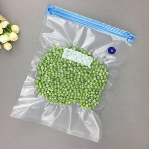 Borsa personalizzata reticolata con cerniera sacchetto per imballaggio alimentare sacchetto <span class=keywords><strong>sottovuoto</strong></span> confezione di frutta bustina tascabile con cerniera - Product Image 1