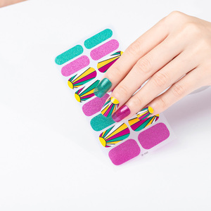 Set di involucri per <span class=keywords><strong>unghie</strong></span> ecologici impermeabili 2D con Design speciale adesivi per <span class=keywords><strong>unghie</strong></span> per uso minimo 100 pezzi - Product Image 3