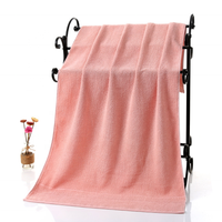 Serviette de bain en pur coton avec doux adulte ménage serviette bain absorbant serviette de bain en gros hôtel Salon de beauté personnalisé
