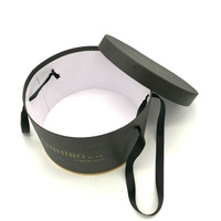 Vente en gros de boîte à chapeau ronde imprimée extra large de haute qualité personnalisée