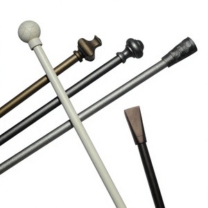 Juego de barras telescópicas para cortinas, extensibles, para accesorios de cortinas de ventana, precio directo de fábrica - Product Image 1