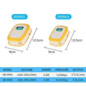 SOBO – petite pompe à Air à oxygène <span class=keywords><strong>Ultra</strong></span> silencieuse et économe en énergie pour Aquarium, accessoires d'aérateur SB-9903/SB-9905 - Product Image 6