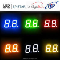 Houkem 1 pollice 2 cifre 7 segmento colore bianco due cifre 7 segmento Display a LED 1''