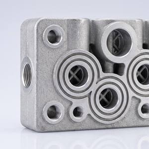 Impresión 3D SLM en Aluminio y Acero Inoxidable, Piezas Metálicas Personalizadas, Bloque de Válvulas Hidráulicas, Fabricante de Prototipos - Product Image 3
