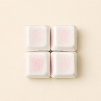 Capuchons de touches en céramique rose craquelé de haute qualité pour clavier mécanique profil OEM