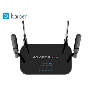 Karbor-Enrutador CPE con tarjeta SIM 4G, punto de acceso inalámbrico con 4G, 6G, <span class=keywords><strong>Wifi</strong></span>, 300Mbps, velocidad máxima de datos <span class=keywords><strong>LAN</strong></span>, funciones QoS y VPN para SOHO - Product Image 1