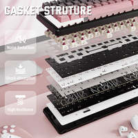Clavier d'ordinateur filaire/sans fil bon marché avec logo personnalisé OEM Clavier mécanique de jeu à échange à chaud pour le bureau/les jeux