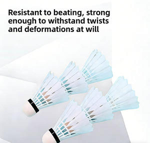 Vente chaude : Pack de 3 balles de <span class=keywords><strong>badminton</strong></span> professionnelles, durables, pour entraînement et loisirs en extérieur, en plastique et nylon. - Product Image 5
